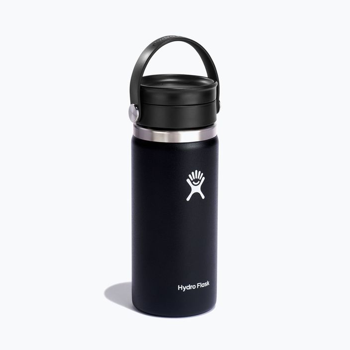Термопляшка Hydro Flask Wide Flex Sip 470 ml чорна W16BCX001 2