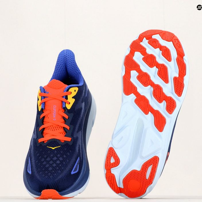 Кросівки для бігу чоловічі HOKA Clifton 9 блакитні 1127895-BBDGB 12