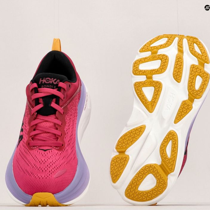 Кросівки для бігу жіночі HOKA Bondi 8 рожеві 1127952-CJPY 14