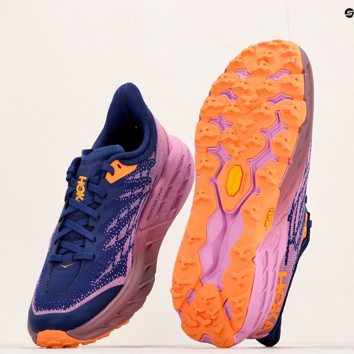 Кросівки для бігу жіночі HOKA Speedgoat 5 блакитні 1123158-BBCY 14
