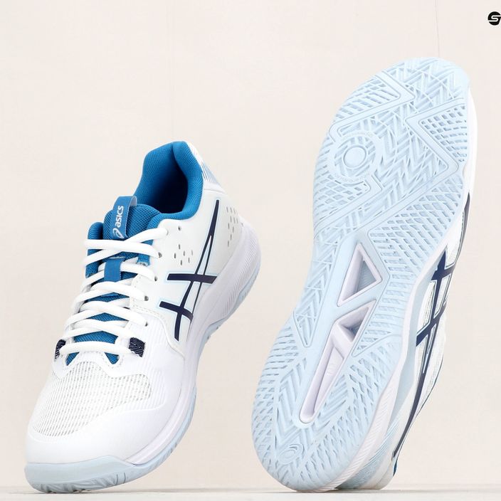 Кросівки гандбольні жіночі ASICS Gel-Tactic white/indigo blue 12