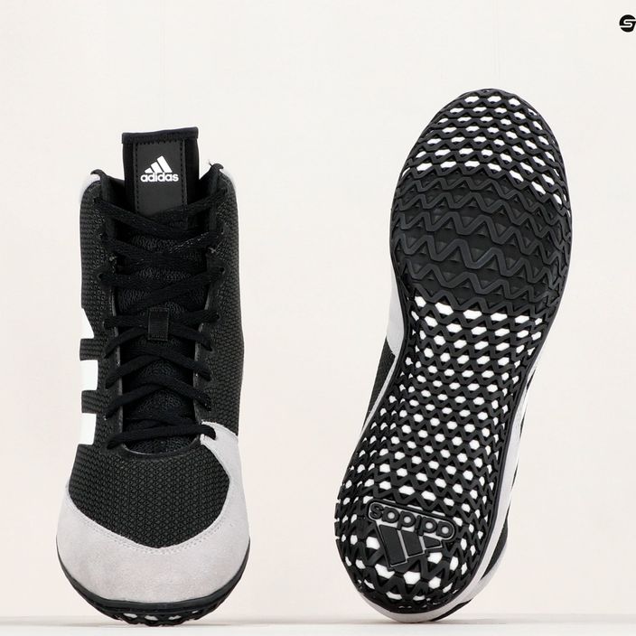 Кросівки боксерські adidas Mat Wizard 5 чорно-білі FZ5381 23