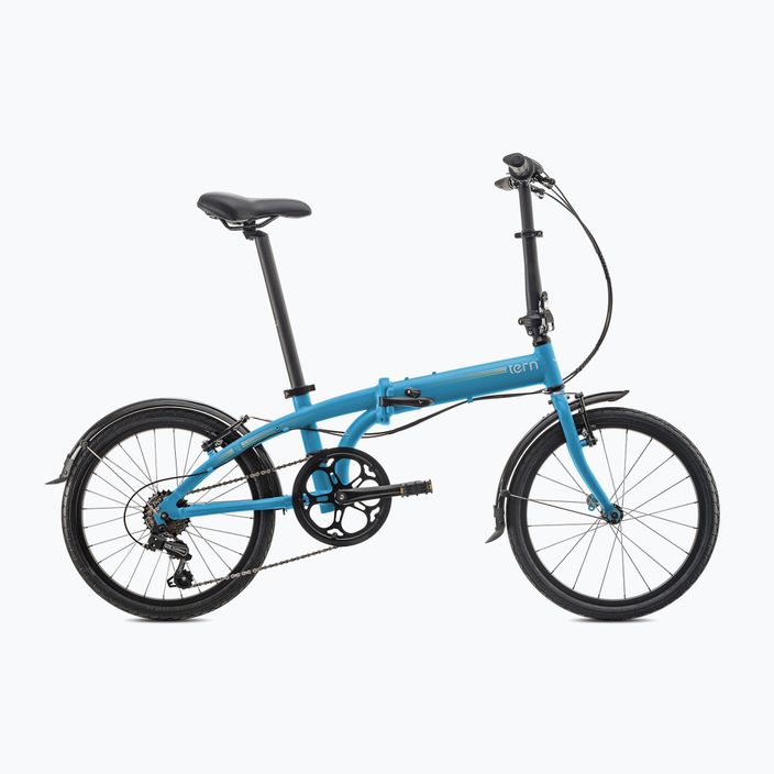 Велосипед міський складаний Tern блакитний LINK B7 7