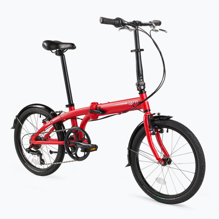 Велосипед міський складаний Tern червоний LINK B7 2