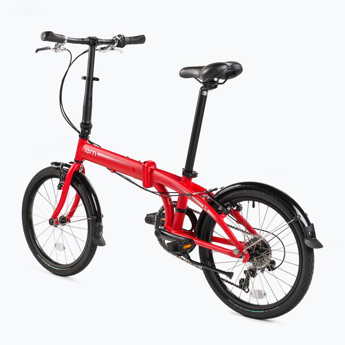 Велосипед міський складаний Tern червоний LINK B7 3