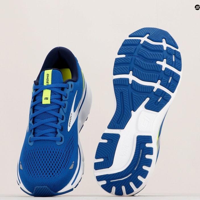 Кросівки для бігу чоловічі Brooks Ghost 15 blue/nightlife/white 18