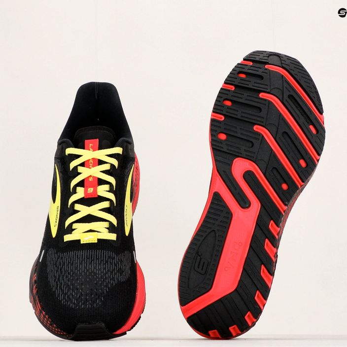 Кросівки для бігу чоловічі Brooks Launch GTS 9 black/pink/yellow 11