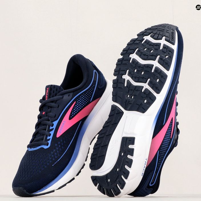 Кросівки для бігу жіночі Brooks Trace 2 peacoat/blue/pink 12