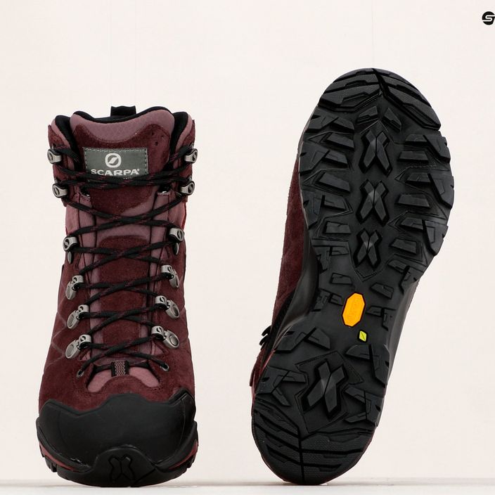 Взуття трекінгове жіноче SCARPA ZG Trek GTX бордове 67075 18