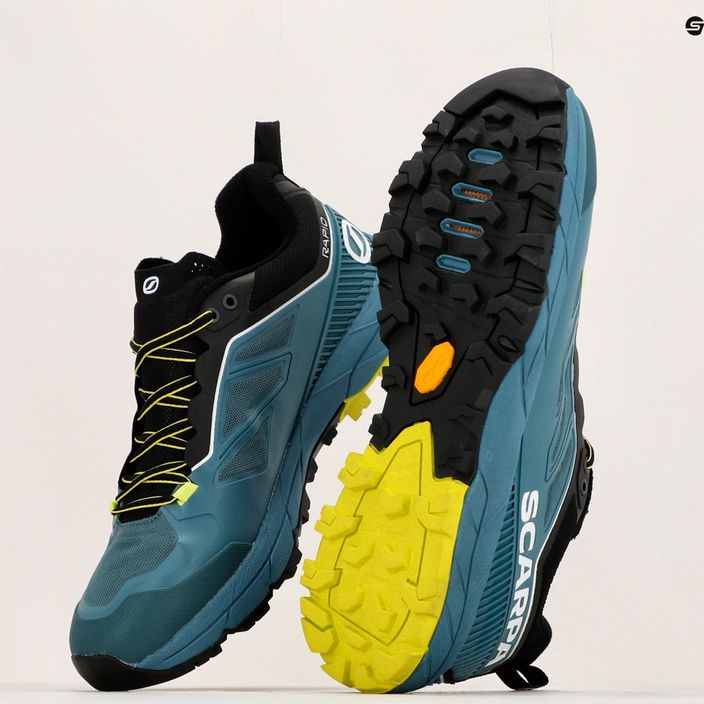 Взуття трекінгове чоловіче SCARPA Rapid блакитно-чорне 72701 15