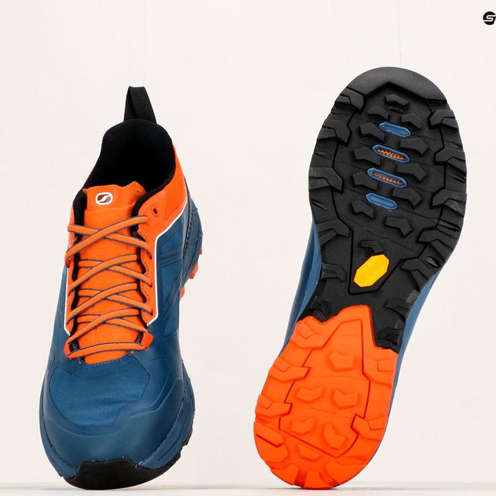Взуття трекінгове чоловіче SCARPA Rapid GTX синьо-помаранчеве 72701 14