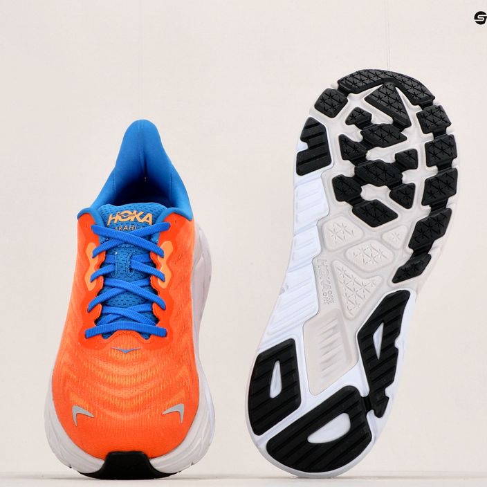 Кросівки для бігу чоловічі HOKA Arahi 6 помаранчеві 1123194-VOCS 12