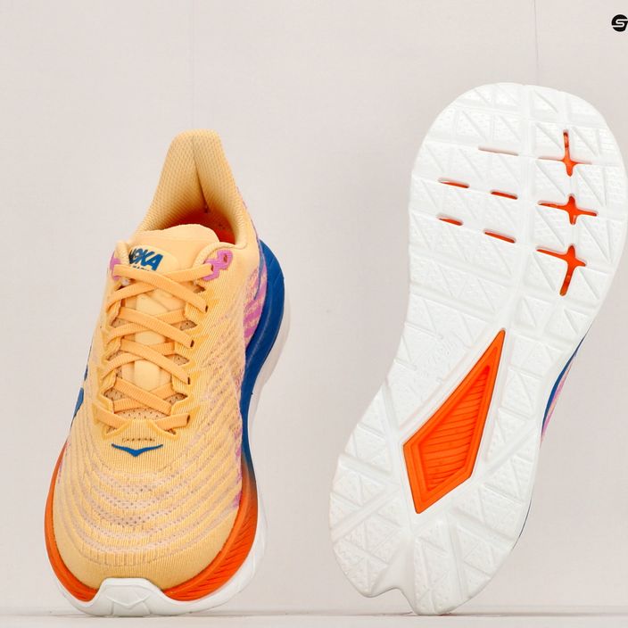 Кросівки для бігу жіночі HOKA Mach 5 помаранчево-фіолетові 1127894-ICYC 17