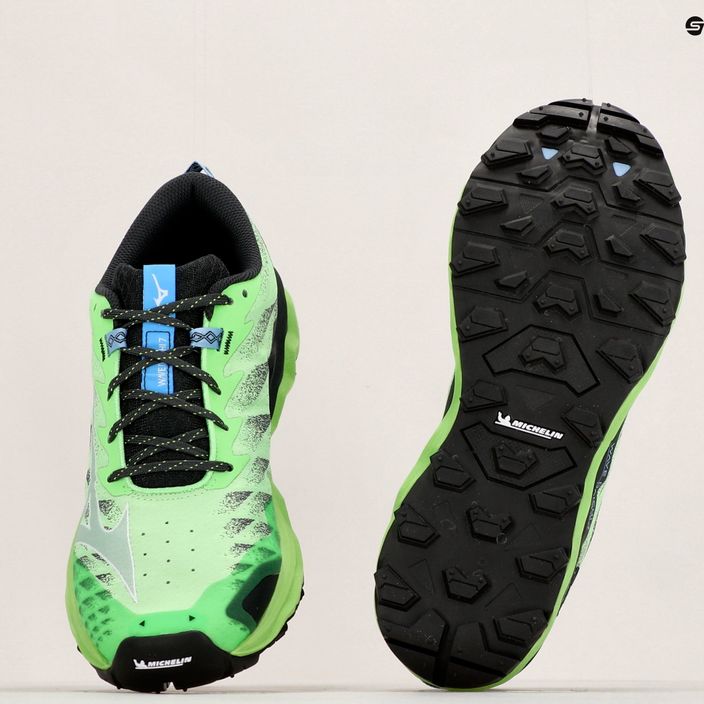 Кросівки для бігу чоловічі Mizuno Wave Daichi 7 зелені J1GJ227102 12