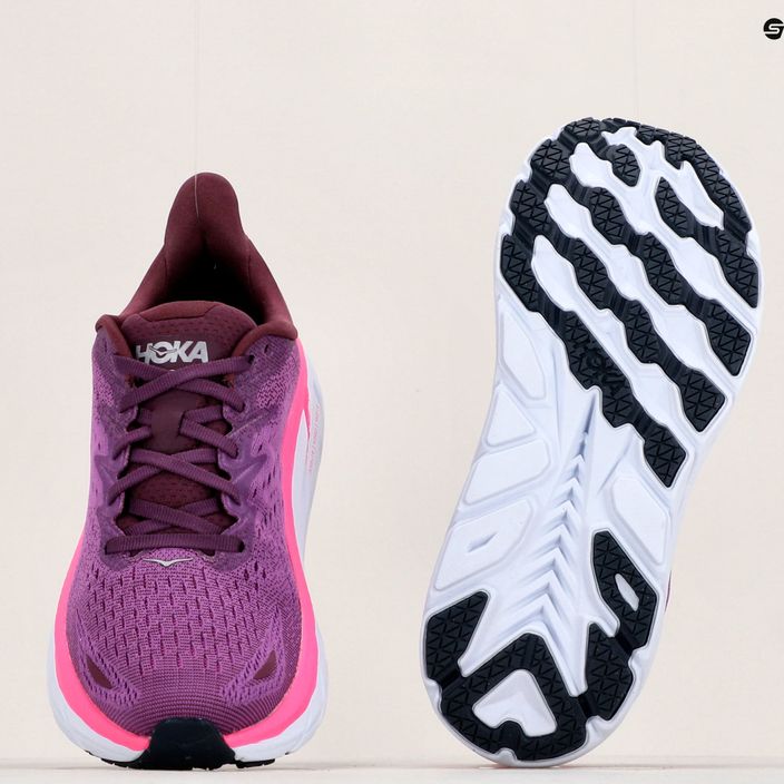 Кросівки для бігу жіночі HOKA Clifton 8 фіолетові 1119394-GWBY 16