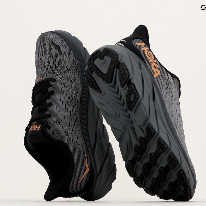 Кросівки для бігу жіночі HOKA Clifton 8 сірі 1119394-ACPP 16