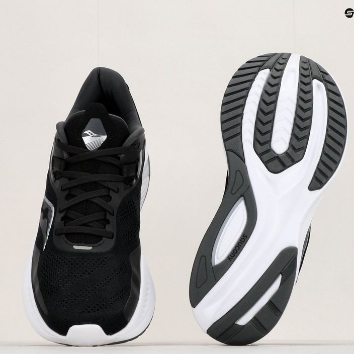 Кросівки для бігу чоловічі Saucony Guide 15 black/white 17