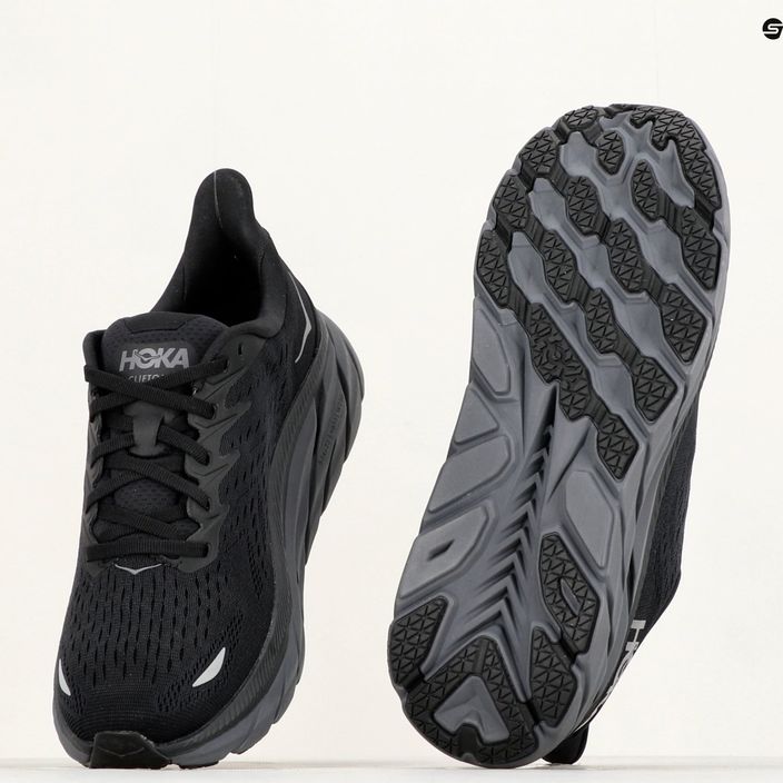 Кросівки для бігу чоловічі HOKA Clifton 8 чорні 1119393-BBLC 12