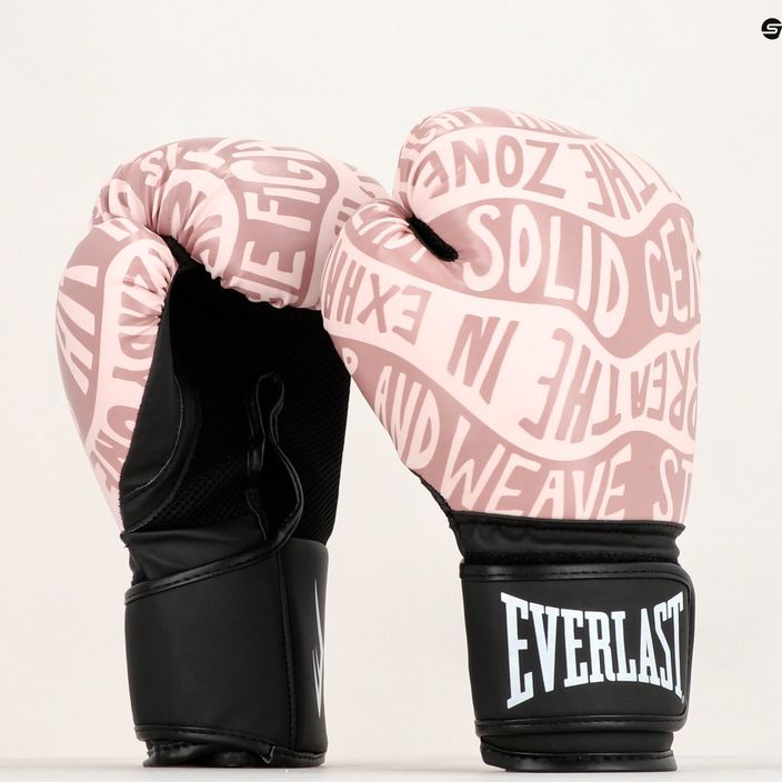 Рукавиці боксерські жіночі Everlast Spark рожево-золоті EV2150 PNK/GLD 9