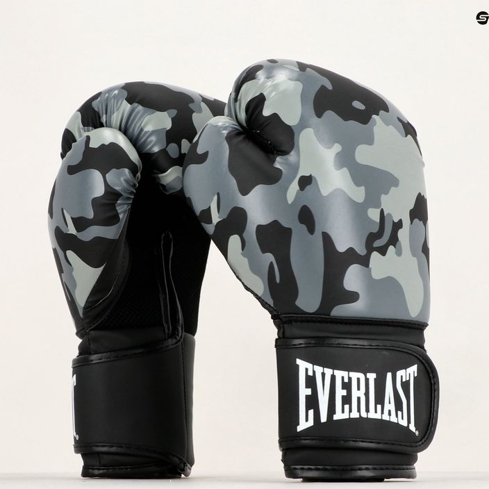 Рукавиці боксерські Everlast Spark сірі EV2150 GRY CAMO 9