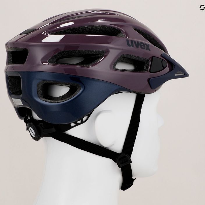 Шолом велосипедний жіночий UVEX True фіолетовий S4100530715 9