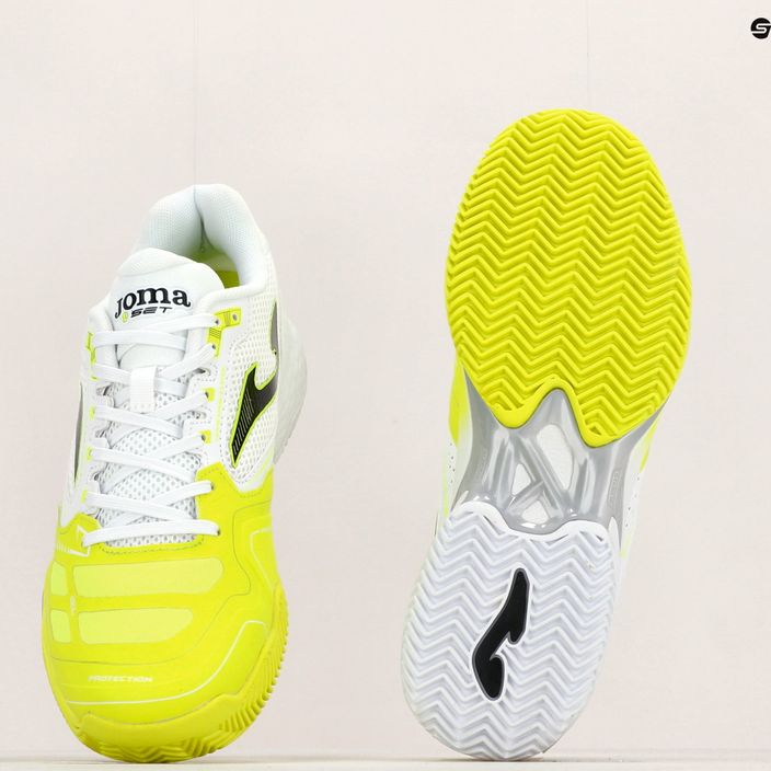 Кросівки для тенісу чоловічі Joma T.Set Clay біло-жовті TSETW2209P 17