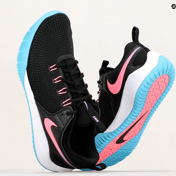 Кросівки волейбольні Nike Air Zoom Hyperace 2 LE чорно-рожеві DM8199-064 10