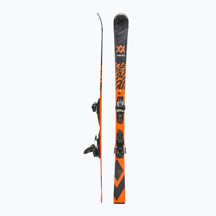 Гірські лижі Völkl Deacon XT + vMotion 10 GW чорні/помаранчеві 2