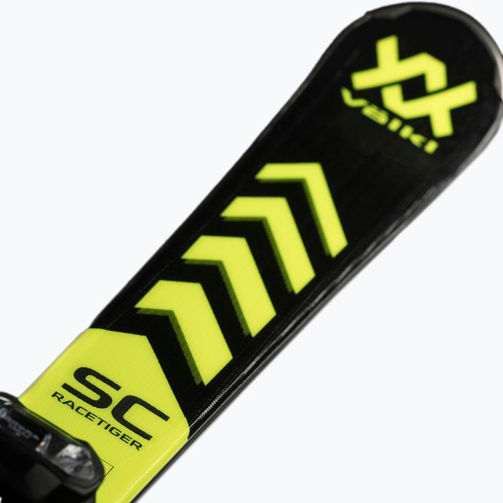 Гірські лижі Völkl Racetiger SC Black + vMotion 10 GW чорно-жовті 6