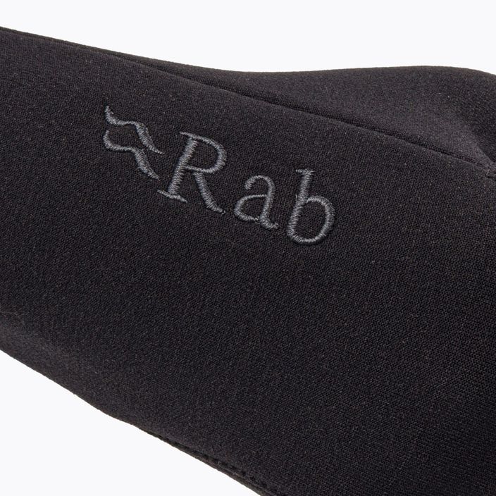 Чоловічі трекінгові рукавички Rab Power Stretch Pro чорні 4