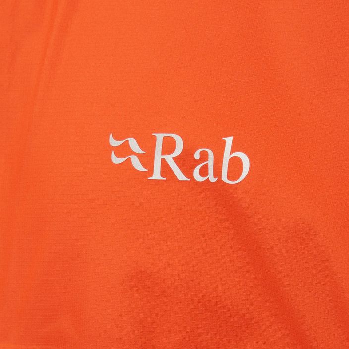 Куртка дощовик чоловіча Rab Downpour Eco помаранчева QWG-82 8