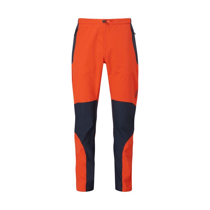 Трекінгові штани чоловічі Rab Torque помаранчево-чорні QFU-69 3