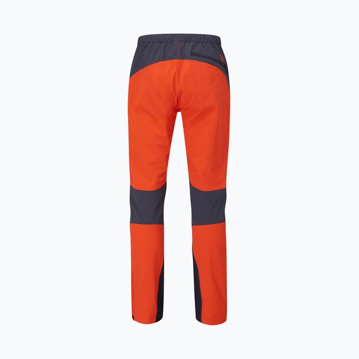 Трекінгові штани чоловічі Rab Torque помаранчево-чорні QFU-69 4