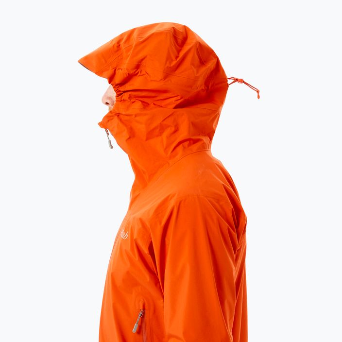 Куртка дощовик з мембраною чоловіча Rab Meridian помаранчева QWG-44-FC 5