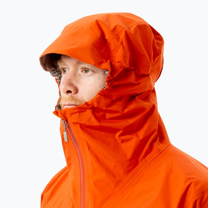 Куртка дощовик з мембраною чоловіча Rab Meridian помаранчева QWG-44-FC 6