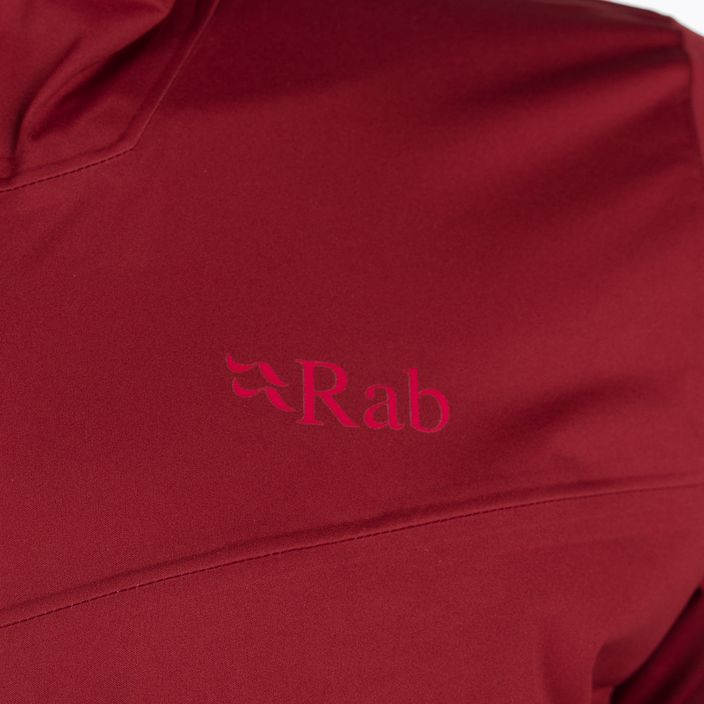 Куртка дощовик чоловіча Rab Kinetic 2.0 червона QWG-74 5
