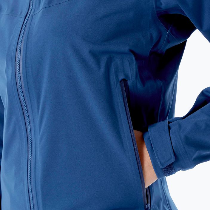 Куртка дощовик жіноча Rab Kinetic 2.0 блакитна QWG-75 6