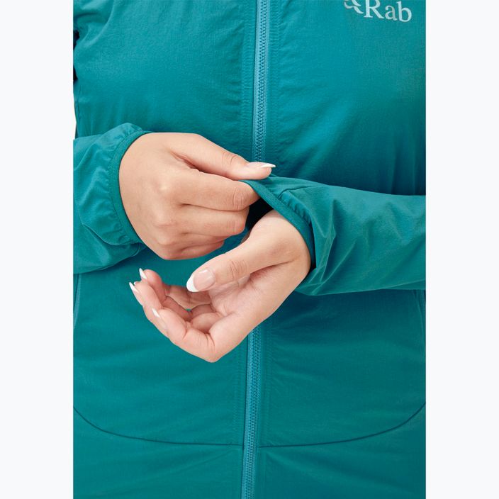 Жіноча софтшелл куртка Rab Borealis marina blue 7