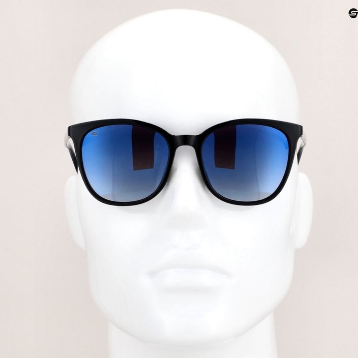 Сонцезахисні окуляри жіночі GOG Lao fashion black / blue mirror E851-3P 10