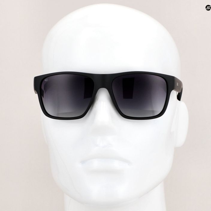 Сонцезахисні окуляри GOG Henry fashion matt black / gradient smoke E701-1P 9
