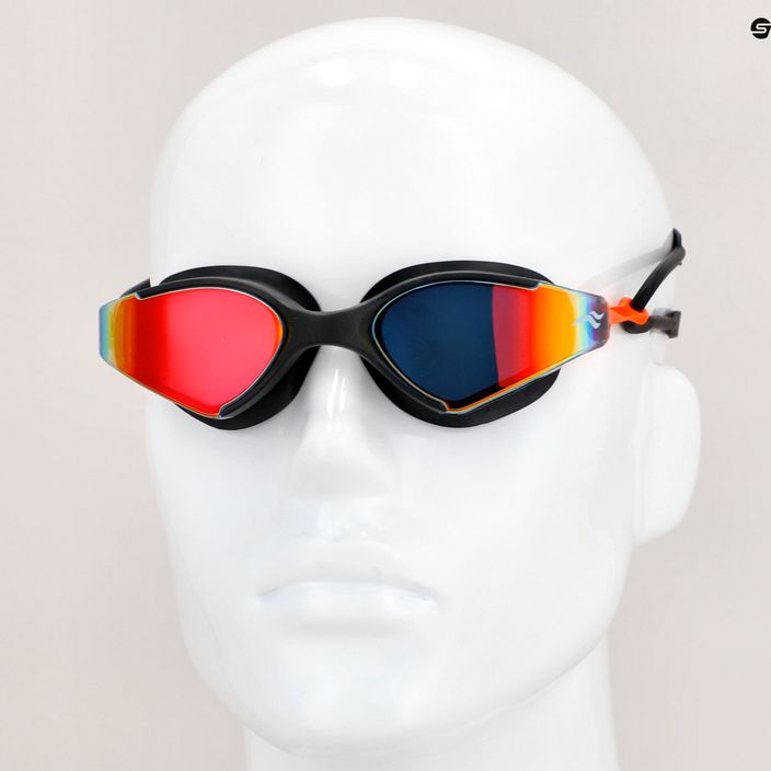 Окуляри для плавання AQUA-SPEED Blade Mirror чорні/помаранчеві 6