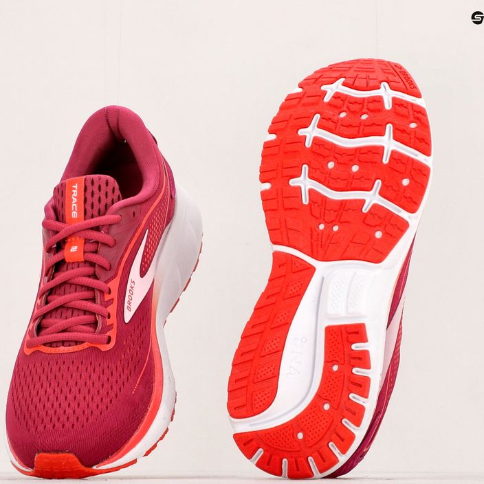 Кросівки для бігу жіночі Brooks Trace 2 sangria/red/pink 11
