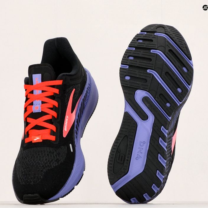 Кросівки для бігу жіночі Brooks Launch GTS 9 black/coral/purple 11