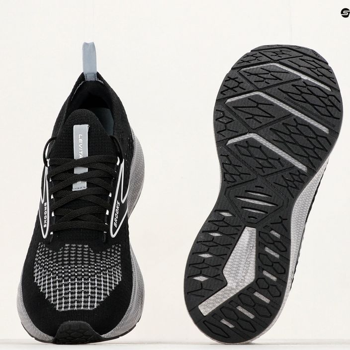 Кросівки для бігу чоловічі Brooks Levitate StealthFit 6 black/grey/oyster 17