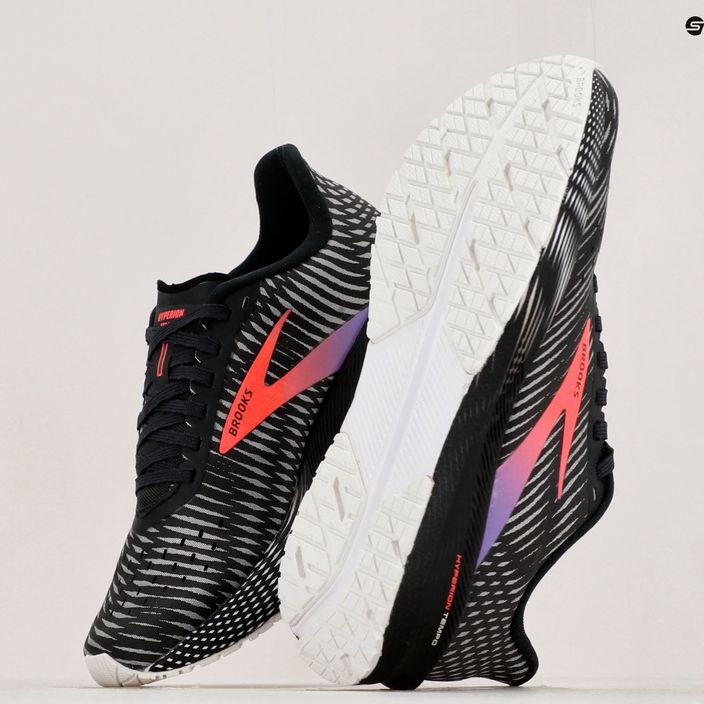 Кросівки для бігу жіночі Brooks Hyperion Tempo black/coral/purple 17