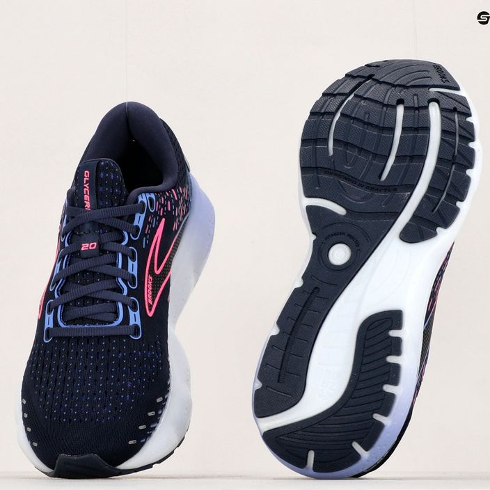 Кросівки для бігу жіночі Brooks Glycerin 20 peacoat/blue/pink 13