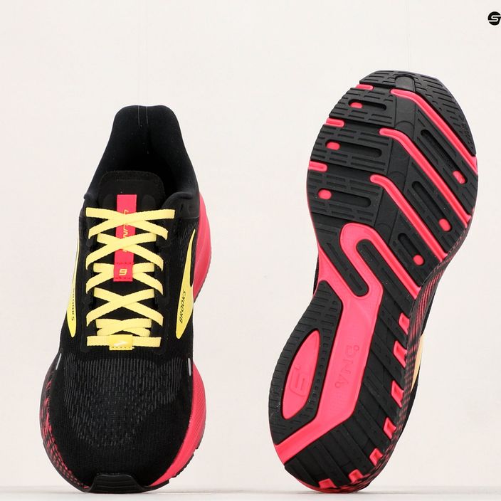Кросівки для бігу чоловічі Brooks Launch 9 black/pink/yellow 12