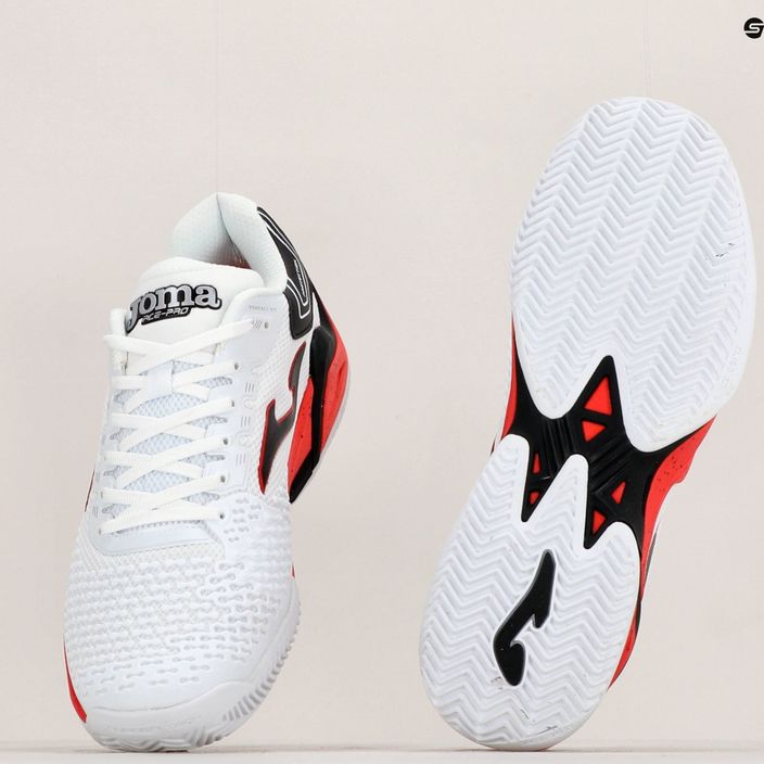 Кросівки для тенісу чоловічі Joma T.Ace Clay біло-червоні TACES2302P 13