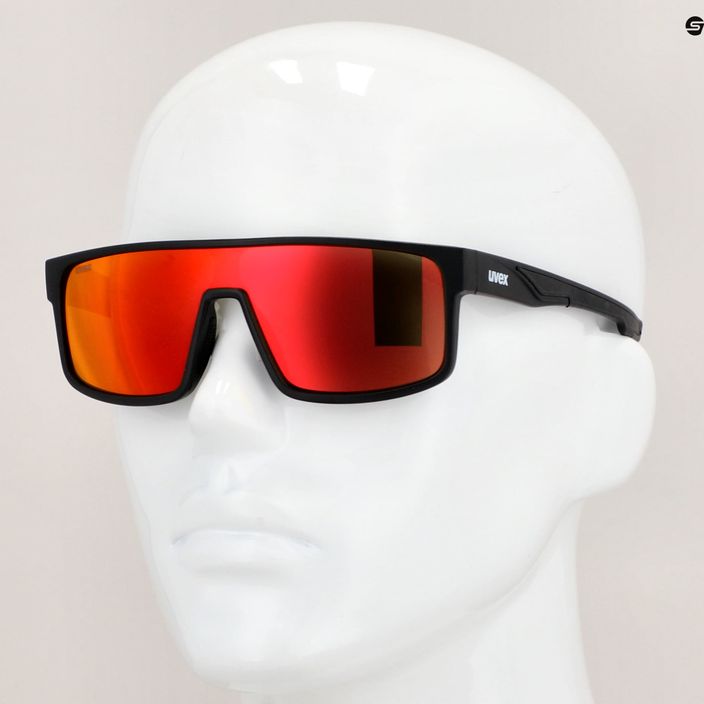 Сонцезахисні окуляри UVEX LGL 51 black matt/mirror red 53/3/025/2213 11