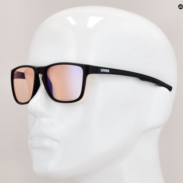 Сонцезахисні окуляри UVEX Retina Blue CV black mat/yellow 53/3/020/2201 11